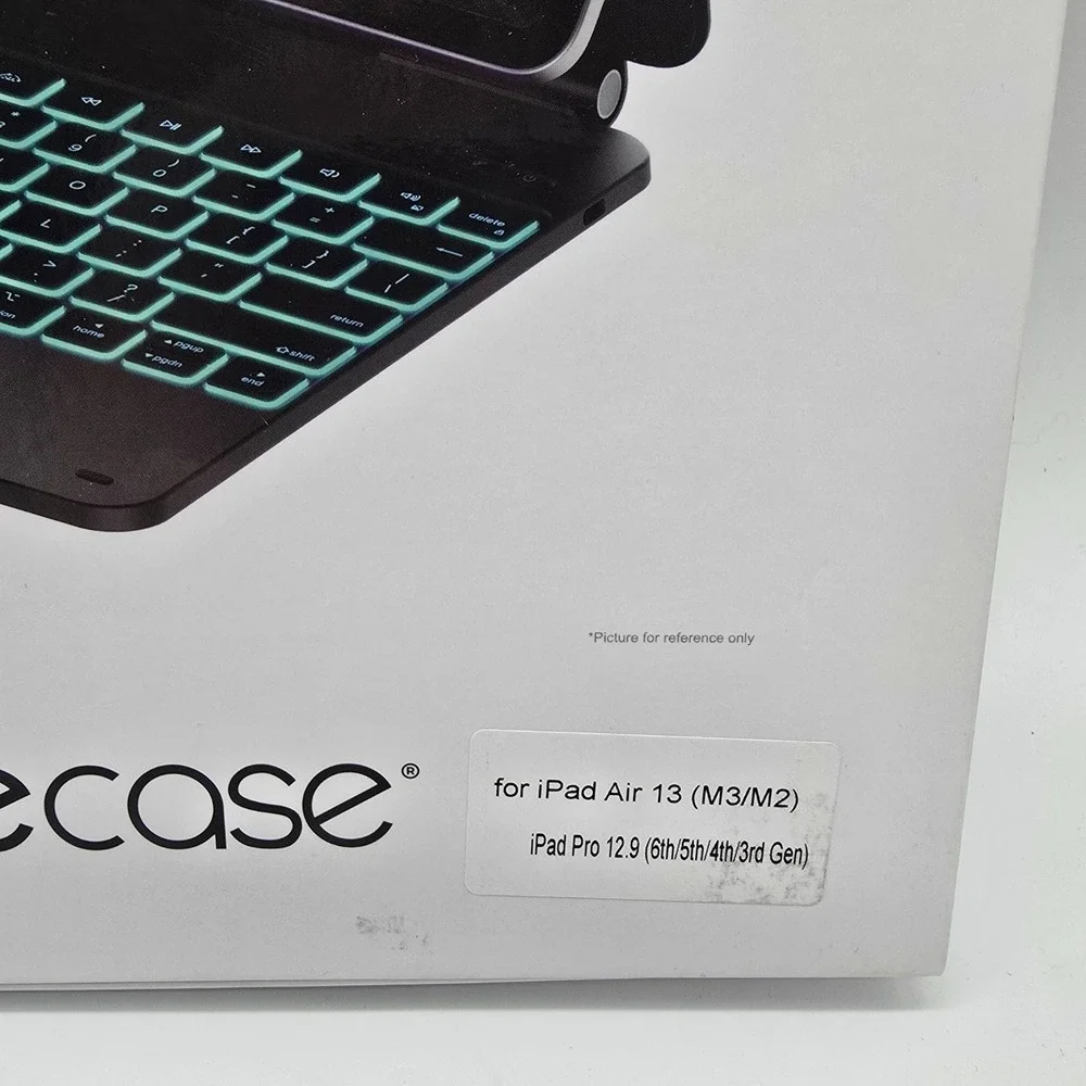 typecase Edge‎ iPad Air 13 & Pro 12.9 Keyboard Case 11-Color Backlight Trackpad